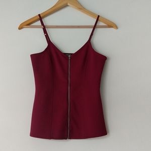Express Front Zipper Top